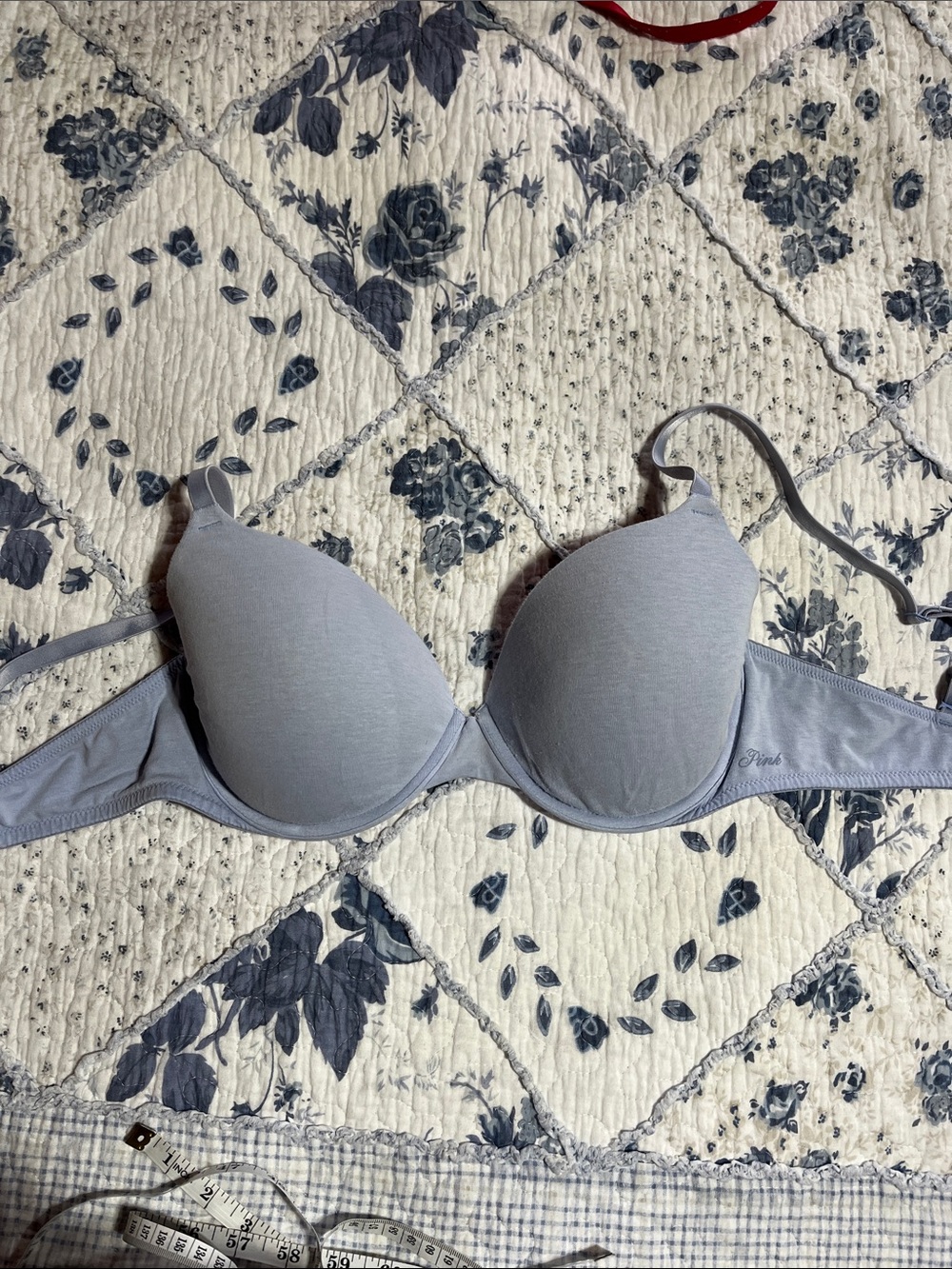 PINK Victoria's Secret Light Blue Padded T-Shirt Bra
